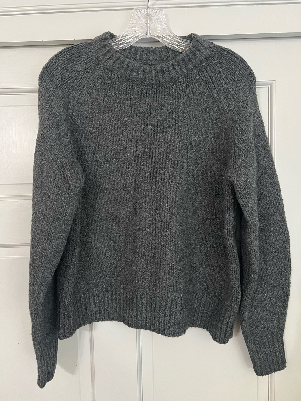 Banana Republic Merino Charcoal Crewneck Sweater